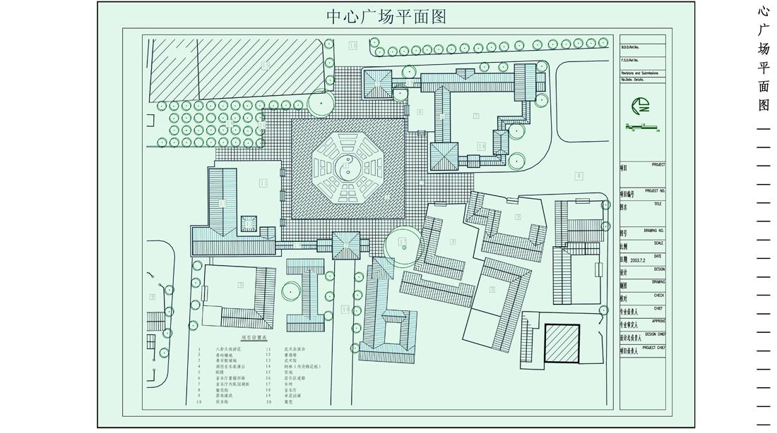 b10-中心广场平面图
