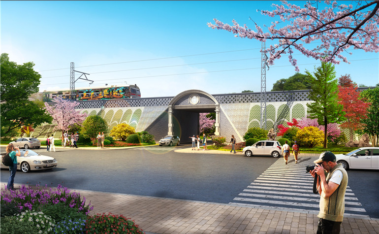 镇远铁路桥改造效果图